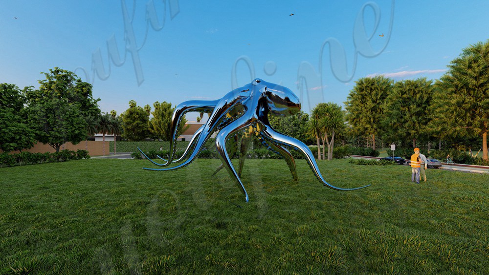 metal octopus sculpture (7)
