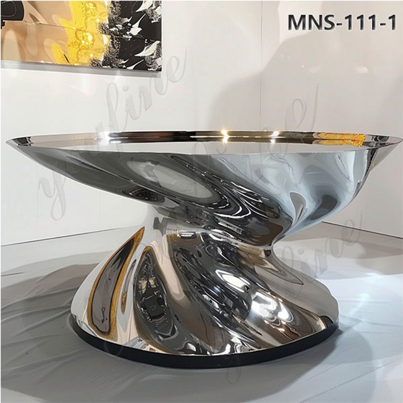 Mirror Stainless Steel Center Table for Home Decor MNS-111