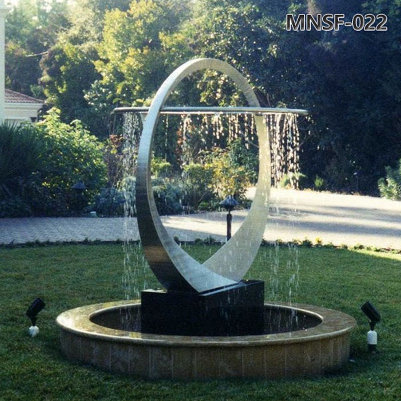 Modern Outdoor Stainless Steel Garden Water Features MNSF-022