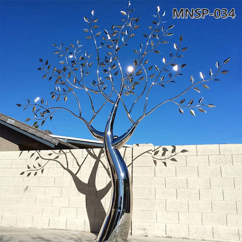 Modern Stainless Steel Tree Art Sculpture for Sale MNSP – 034