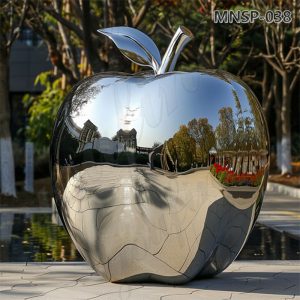 metal apple sculpture (1)