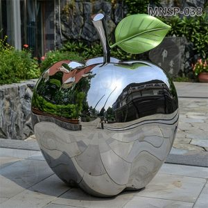 metal apple sculpture (2)