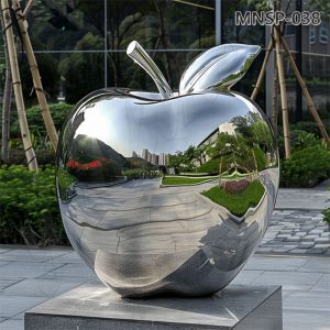metal apple sculpture (3)