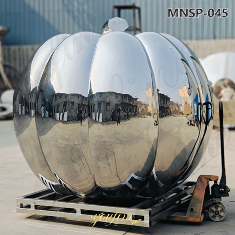 giant pumpkin sculpture