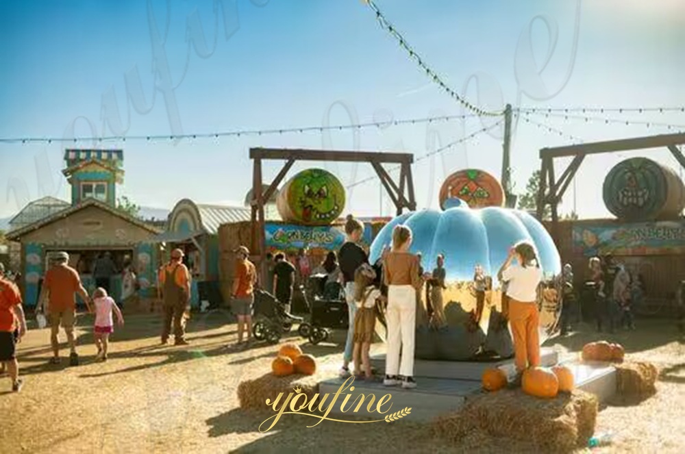giant pumpkin sculpture feedback from farm