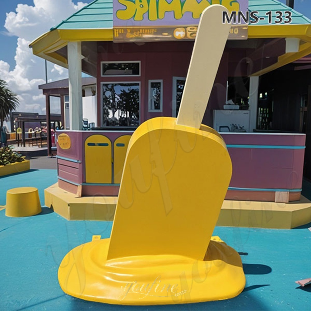 Metal Melting Ice Cream Sculpture