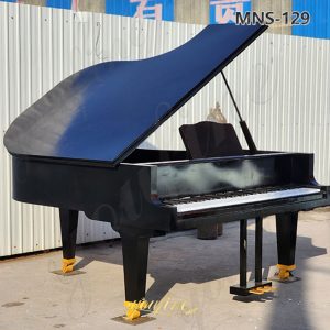 metal piano sculpture
