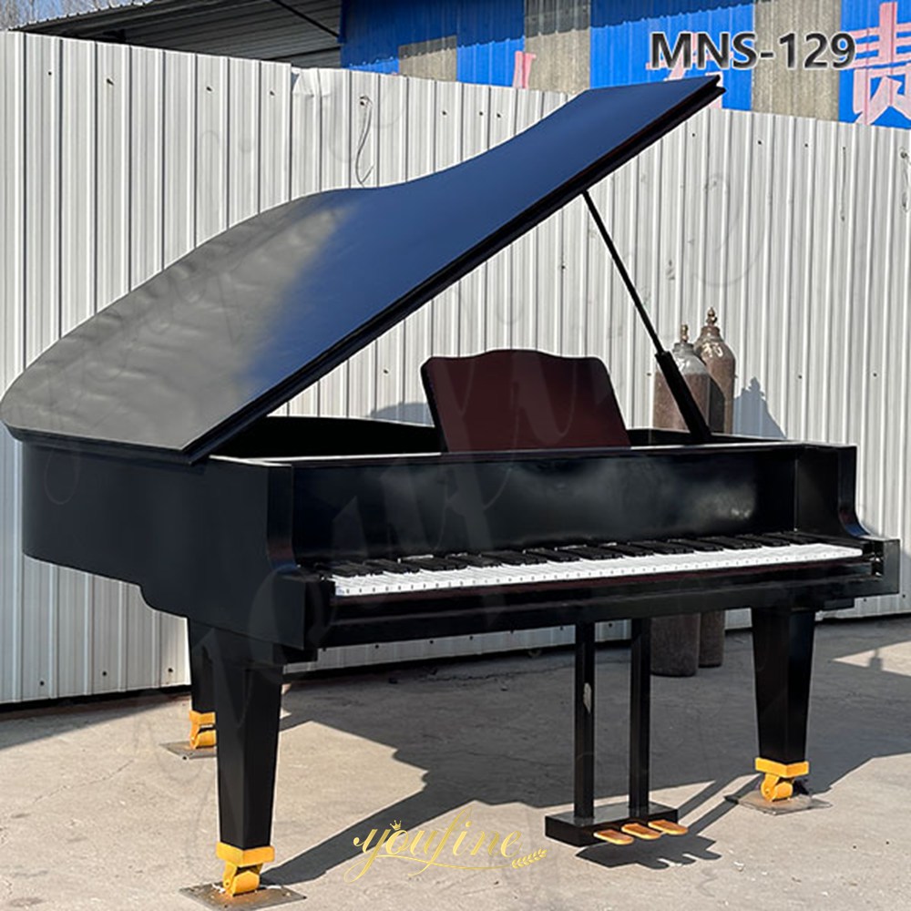 High Restoration Stainless Steel Piano Sculptures