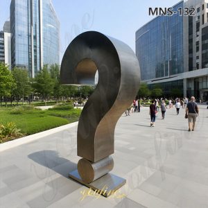 question mark sculpture