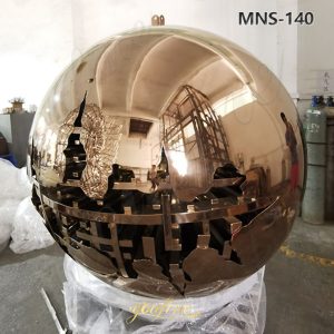 back of sphere within sphere sculpture
