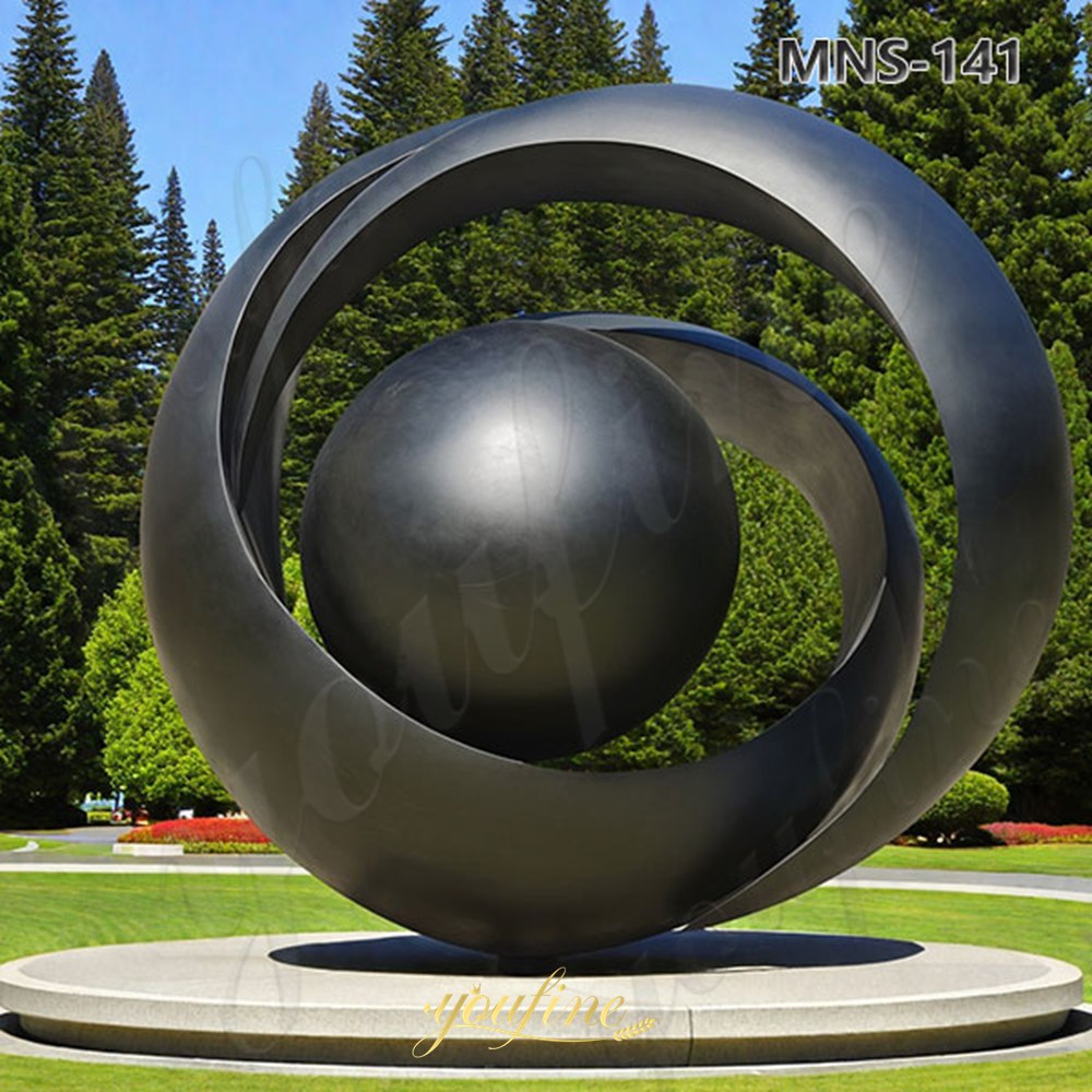 black metal sculpture