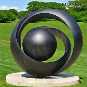 garden black metal sculpture