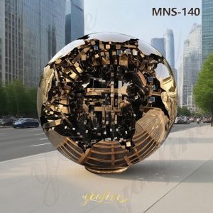 large sphere within sphere sculpture