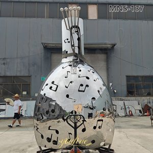 stainless steel Musical Instruments sculpture