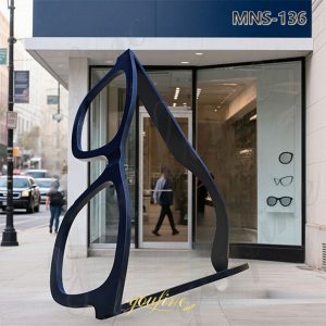 stainless steel glasses sculpture