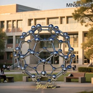 stainless steel molecular sculpture