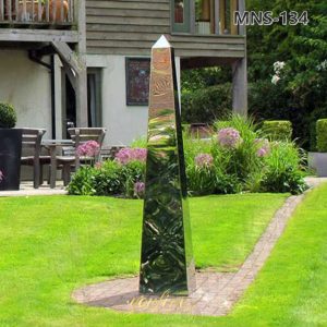 stainless steel obelisk sculptures