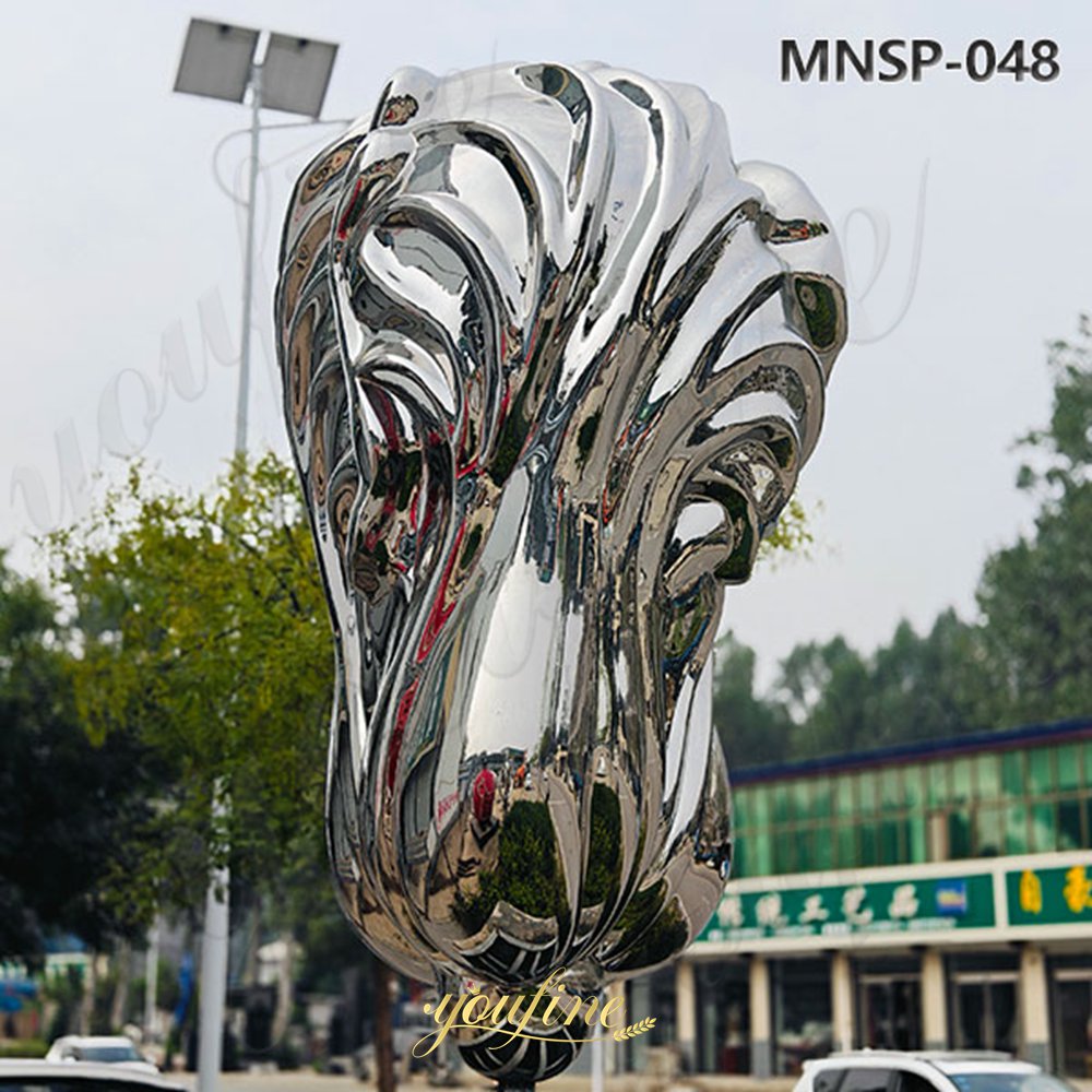 steel chinese cabbage statue