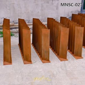 corten steel fence panels for garden