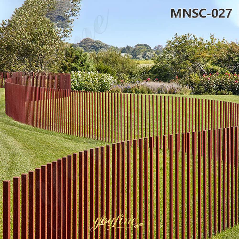 Corten Steel Fence Panels for Outdoor MNSC-027