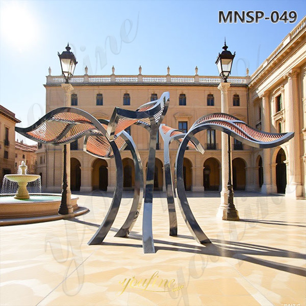 large leaf sculpture