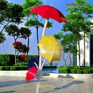 large umbrella sculpture