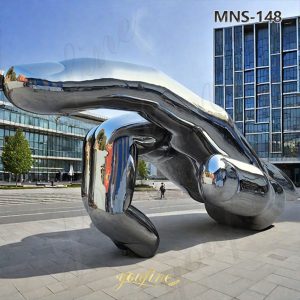 metal finger sculpture