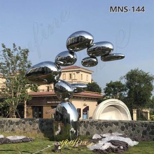 metal pebble sculpture feedback