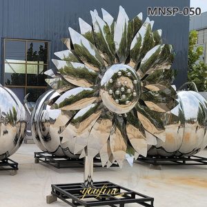 metal sunflower sculpture for garden