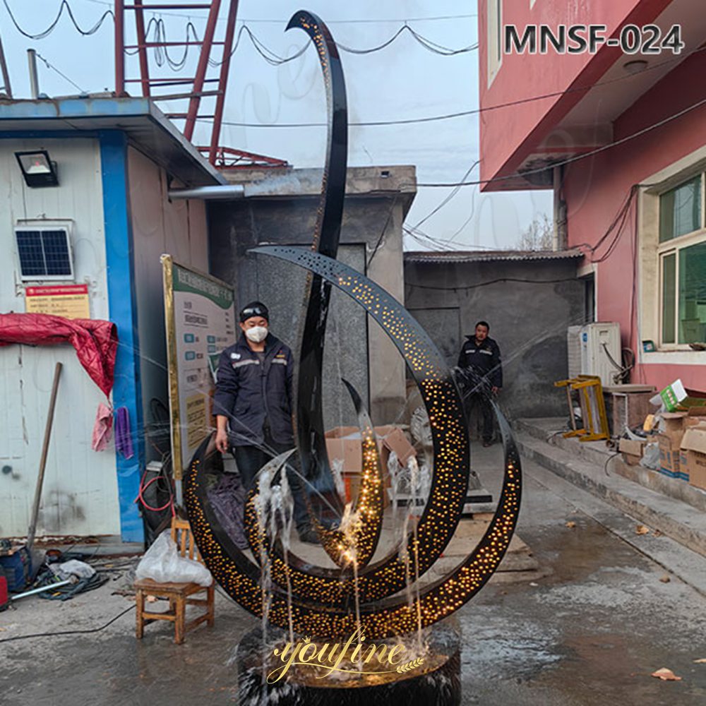 abstract water fountain test water