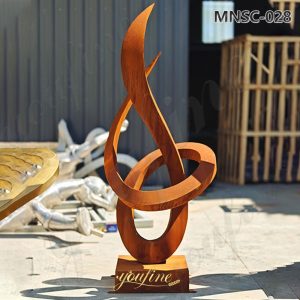 corten steel yard sculpture art