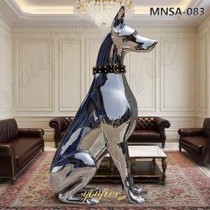 doberman sculpture
