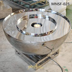 Stainless Steel Large Bowl Water Fountain