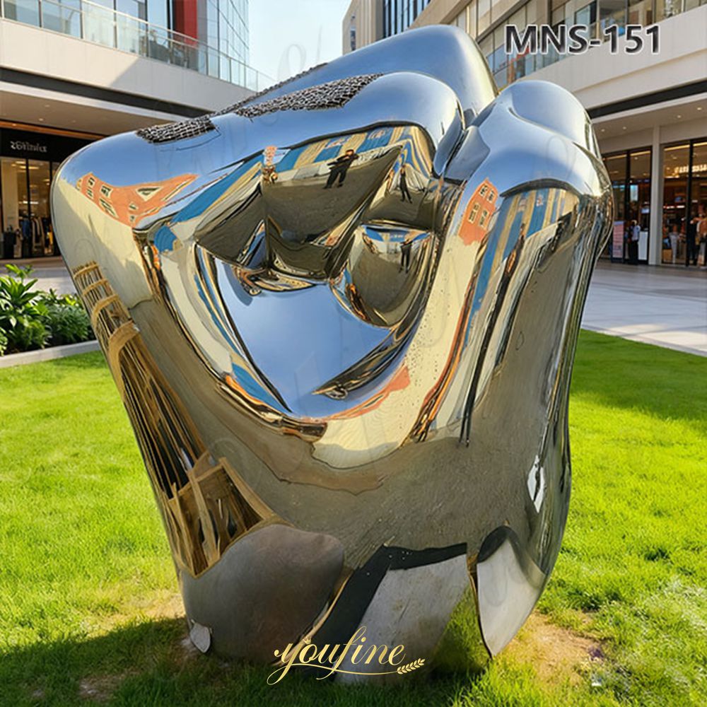 large fist sculpture