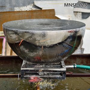 large steel bowl water fountain