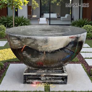 metal large bowl water fountain
