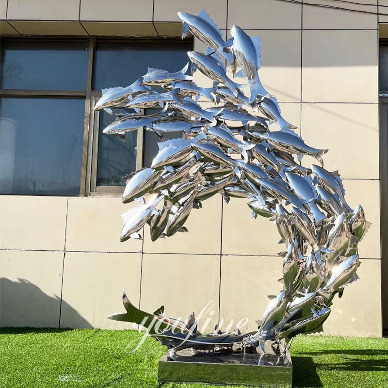 modern fish sculpture