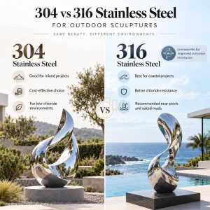 304 vs 316 Stainless Steel for Outdoor Sculptures Do You Really Need 316